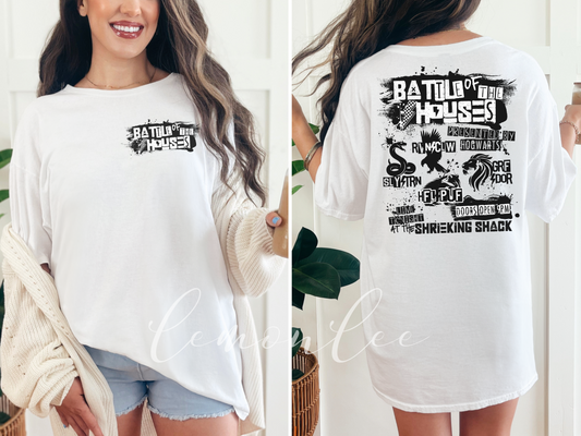 Battle of the Houses Crewneck Shirt - White