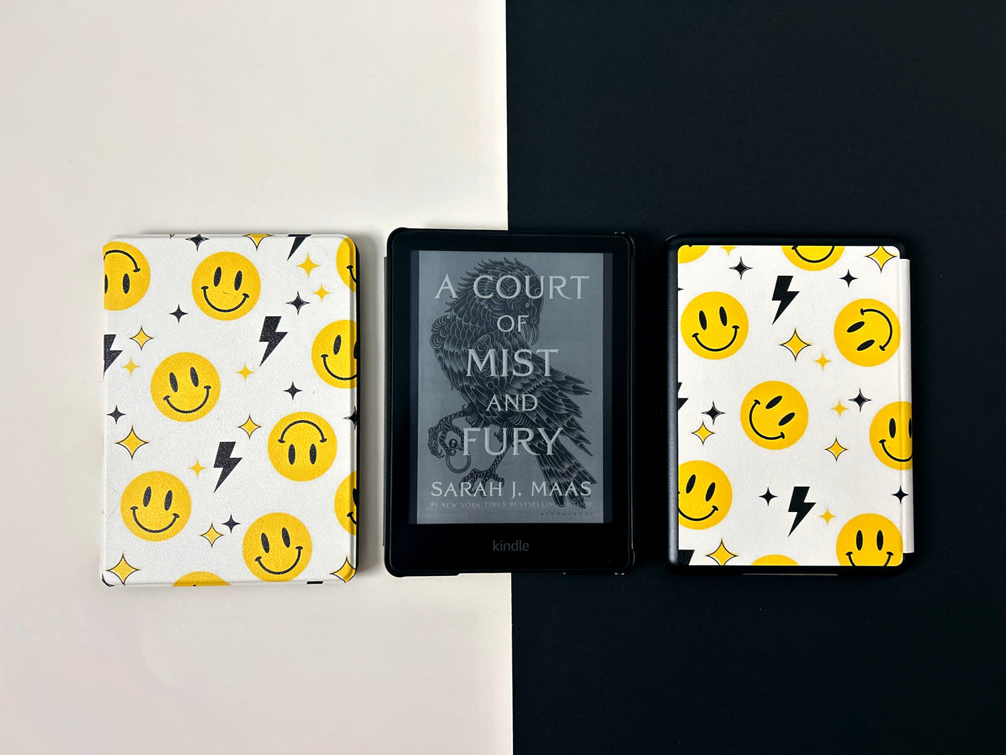 Kindle Case Cover for Kindle 6.8" Paperwhite OR Kindle 6" Basic - Smiles and Bolts