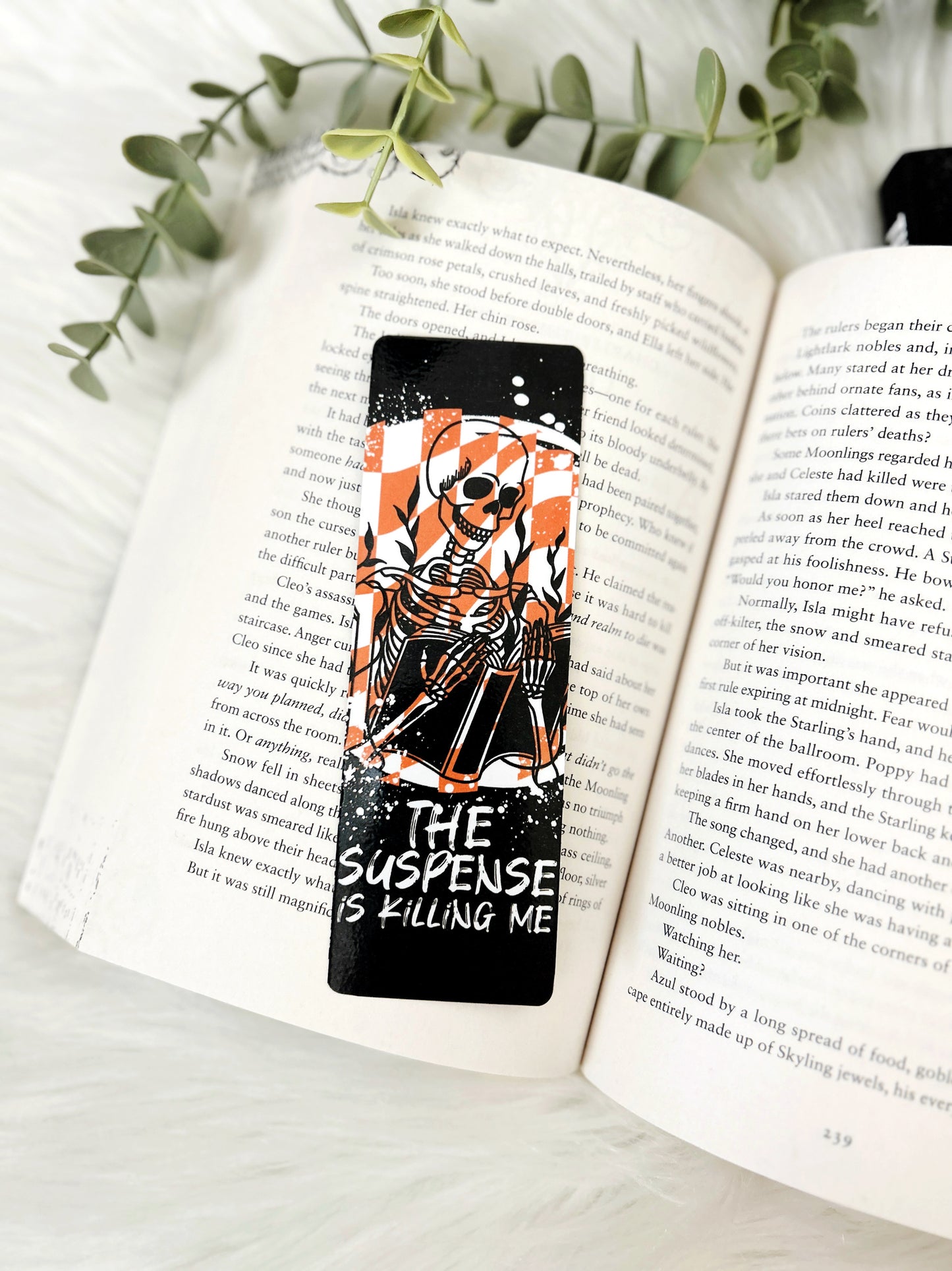 Suspense Skeleton Bookmark