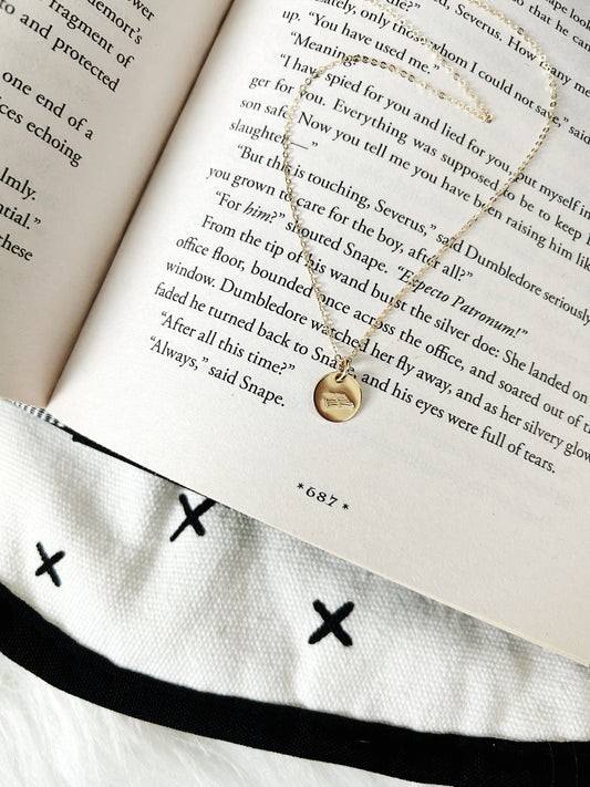 Bookish Icon Necklace - Gold or Silver - Perfect for Gifting!