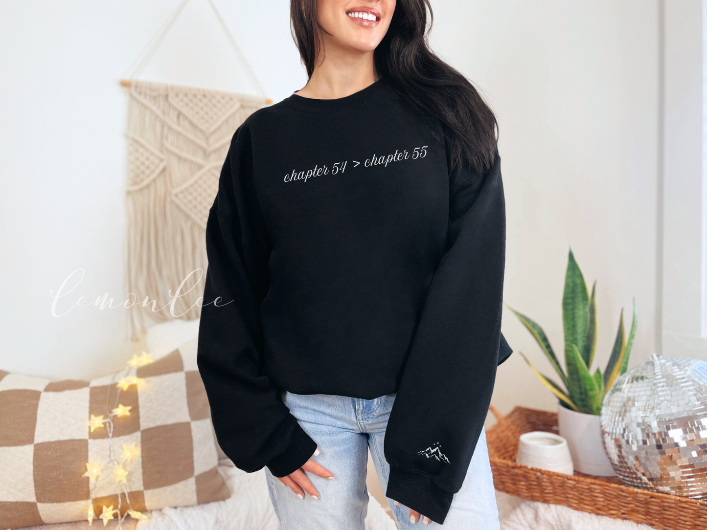 ACOMAF Chapter 54 vs Chapter 55 Crewneck Embroidered Sweater