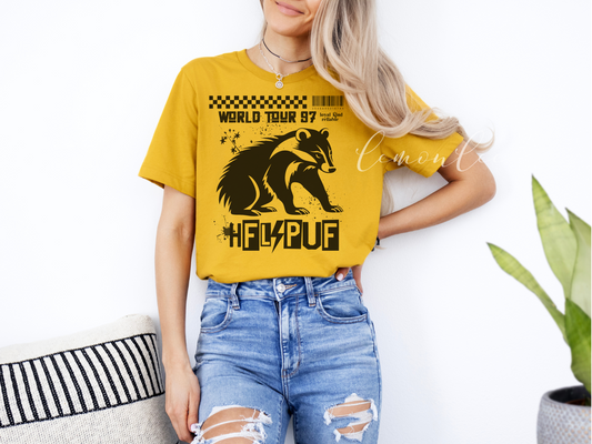 Rock Hogwarts Houses - Hufflepuff House - Bella + Canvas Soft Shirt Light Color Options