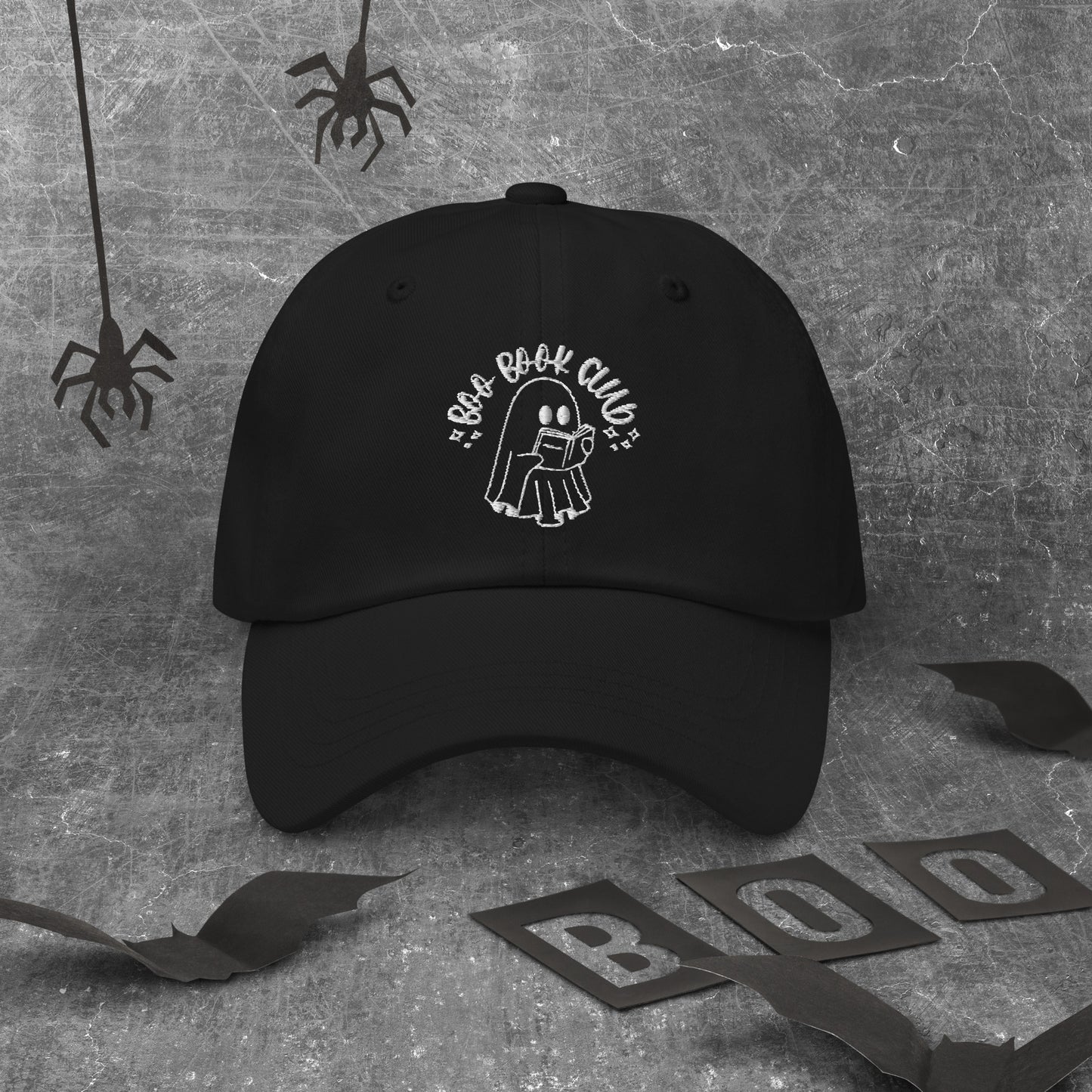 Boo Book Club Hat - Adjustable Dad Hat Style